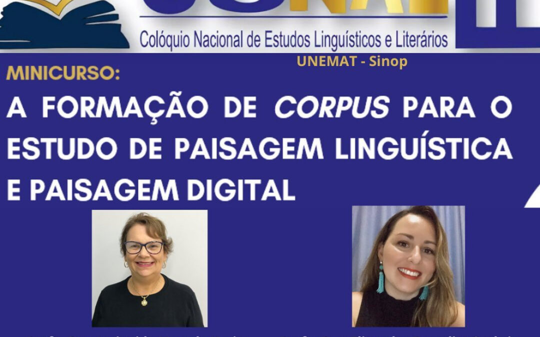 XX CONAELL – Colóquio de Estudos Linguísticos e Literários – UNEMAT – Campus SINOP-MT