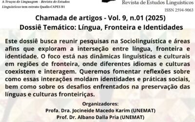 Chamada de Trabalhos – Vol. 9, n.01 (2025) – Dossiê Temático: Língua, Fronteira e Identidades